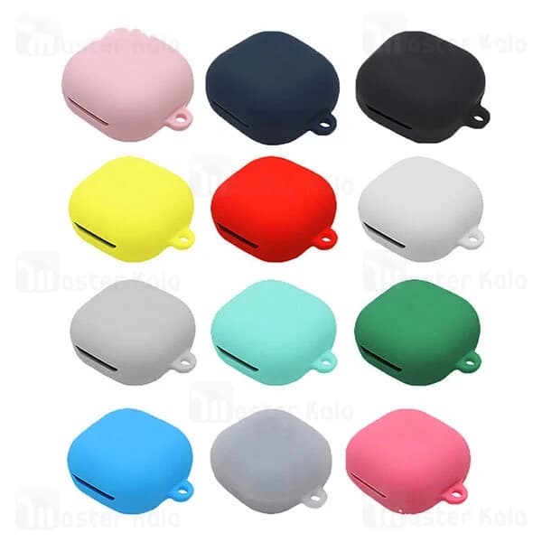 کاور محافظ سیلیکونی هندزفری سامسونگ Samsung Galaxy Buds 2 / Buds Pro / Buds Live دارای قلاب آویز — تصویر ۲