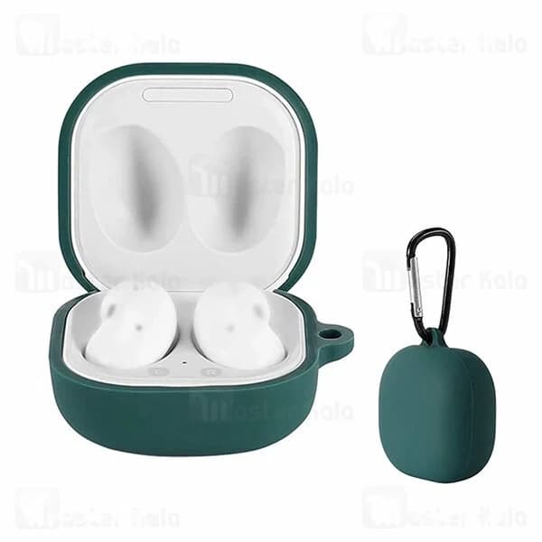کاور محافظ سیلیکونی هندزفری سامسونگ Samsung Galaxy Buds 2 / Buds Pro / Buds Live دارای قلاب آویز — تصویر ۴