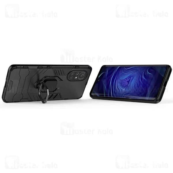 گارد ضد ضربه انگشتی هواوی Huawei Nova 8 / Nova 8 5G Black Panther KEYSION ShockProof Armor Ring — تصویر ۷