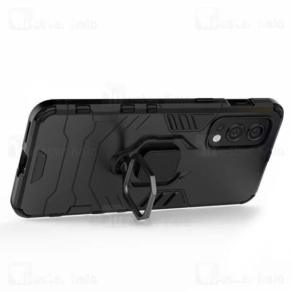 گارد ضد ضربه انگشتی وان پلاس OnePlus Nord 2 5G Black Panther KEYSION ShockProof Armor Ring — تصویر ۷