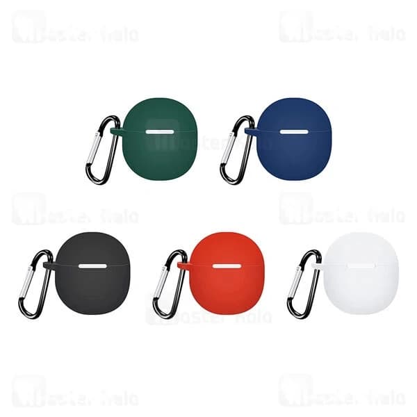 کاور محافظ سیلیکونی هندزفری کیو سی وای Xiaomi QCY T18 دارای قلاب آویز — تصویر ۲