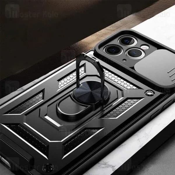 گارد محافظ ضد ضربه انگشتی آیفون Apple iPhone 11 Pro SHUNIJA Armor Case دارای محافظ دوربین — تصویر ۲
