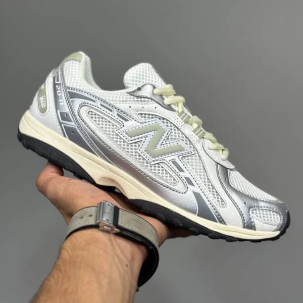 نیوبالانس 204 ال سیلور متالیک سیج گرین New Balance 204L Silver Metallic Sage Green U204LSWB — تصویر ۲