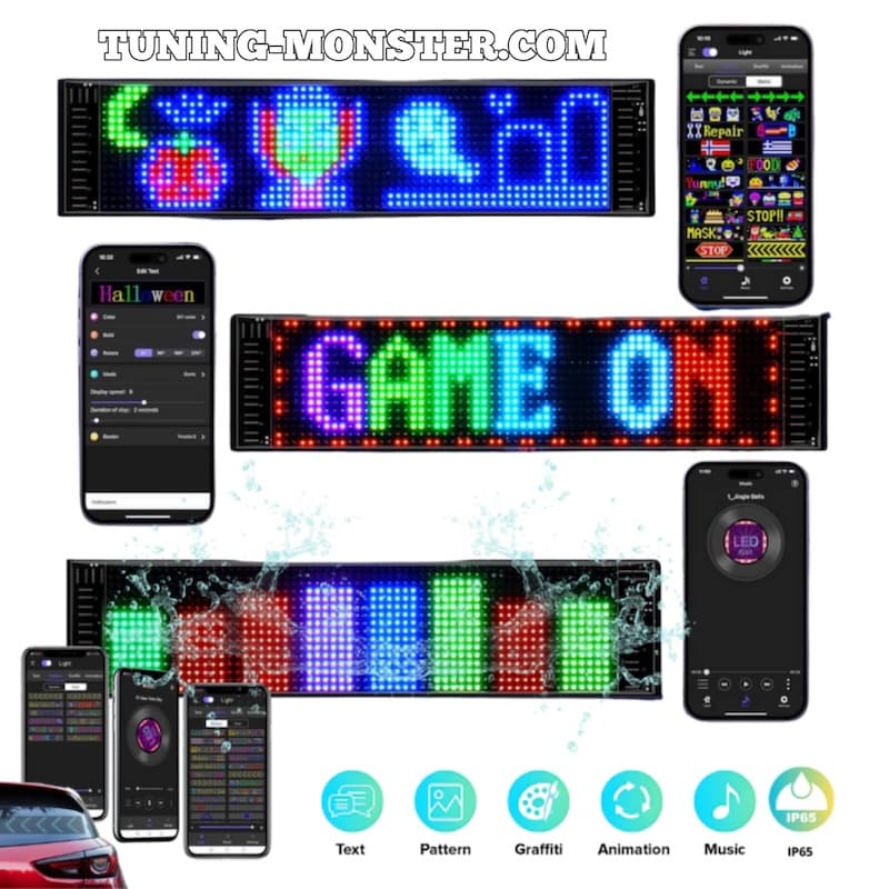 پنل ماتریکسی LED سایز ۳۸در۹ سانتی متر — تصویر ۵