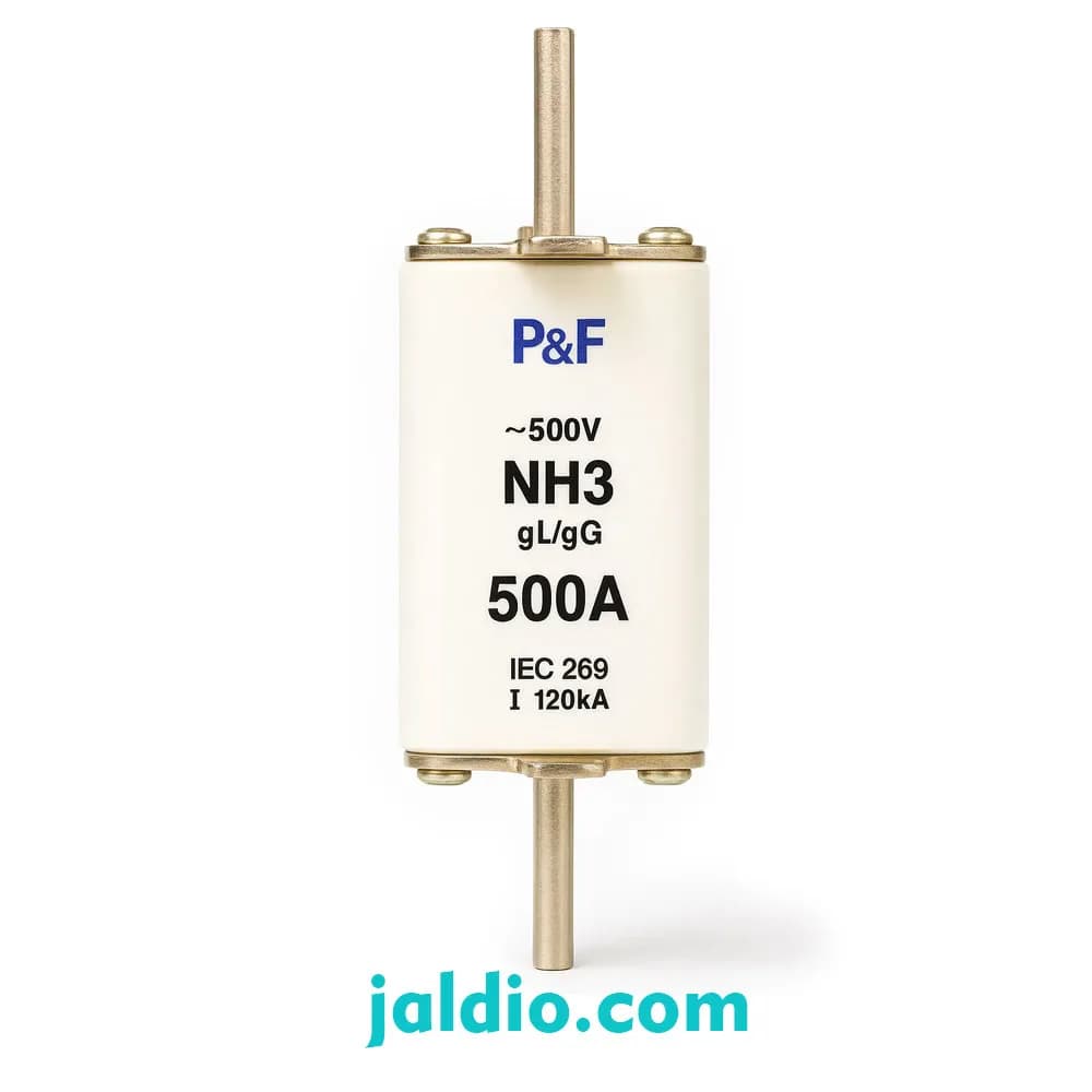 فیوز کاردی بلند 500 آمپر پارس فانال مدل NH3 500A