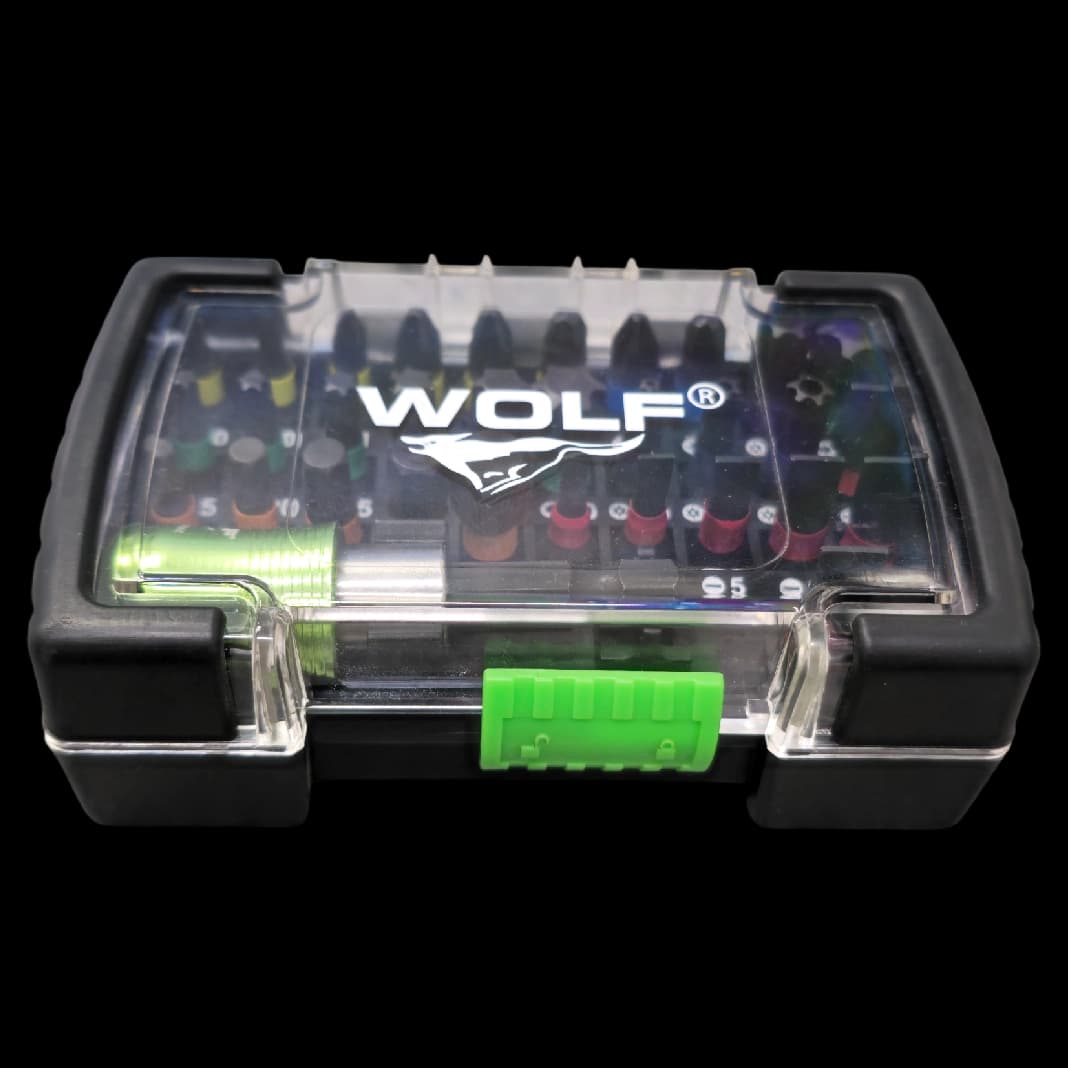 ست نوک پیچ گوشتی 32 عددی WOLF — تصویر ۲