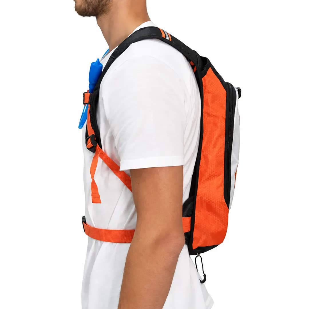 کوله پشتی کمل بگ مدل KTM WHITE ORANGE — تصویر ۴