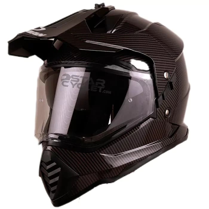 کلاه کاسکت ادونچری سومان مدل M10 SHINE CARBON