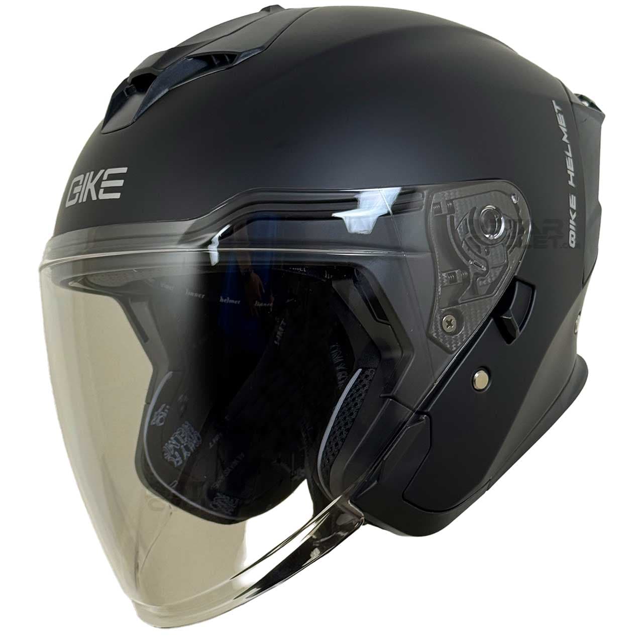 کلاه کاسکت بدون فک QIKE مدل ZERO MAT BLACK