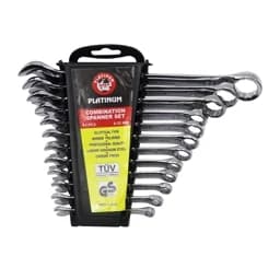 آچار یکسر تخت و یکسر رینگی پلاتینوم مدل YP-6-22MM مجموعه 12 عددی — تصویر ۲