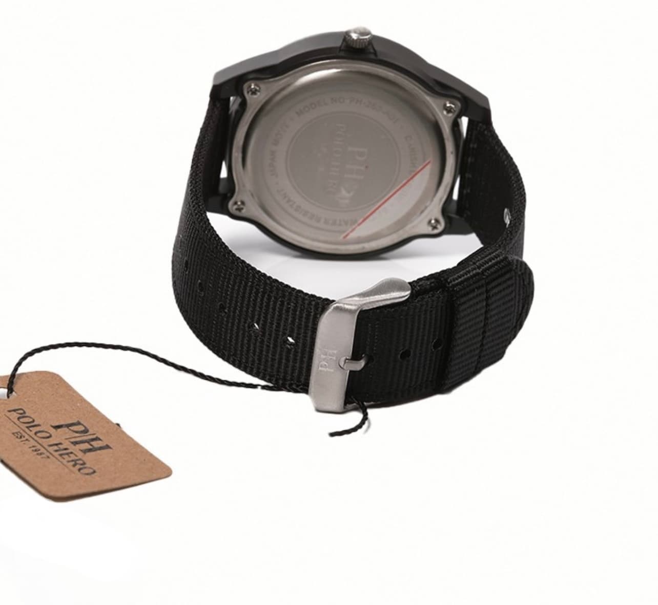 ساعت پلو هیرو POLO HERO مدل PH-265-A01-C31 مشکی — تصویر ۳