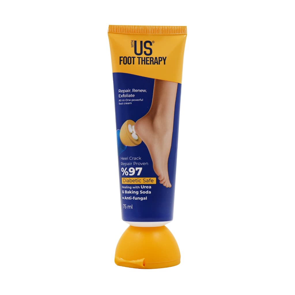 کرم ترک پا ویت آس 75 میلی لیتر (With Us Foot Therapy)