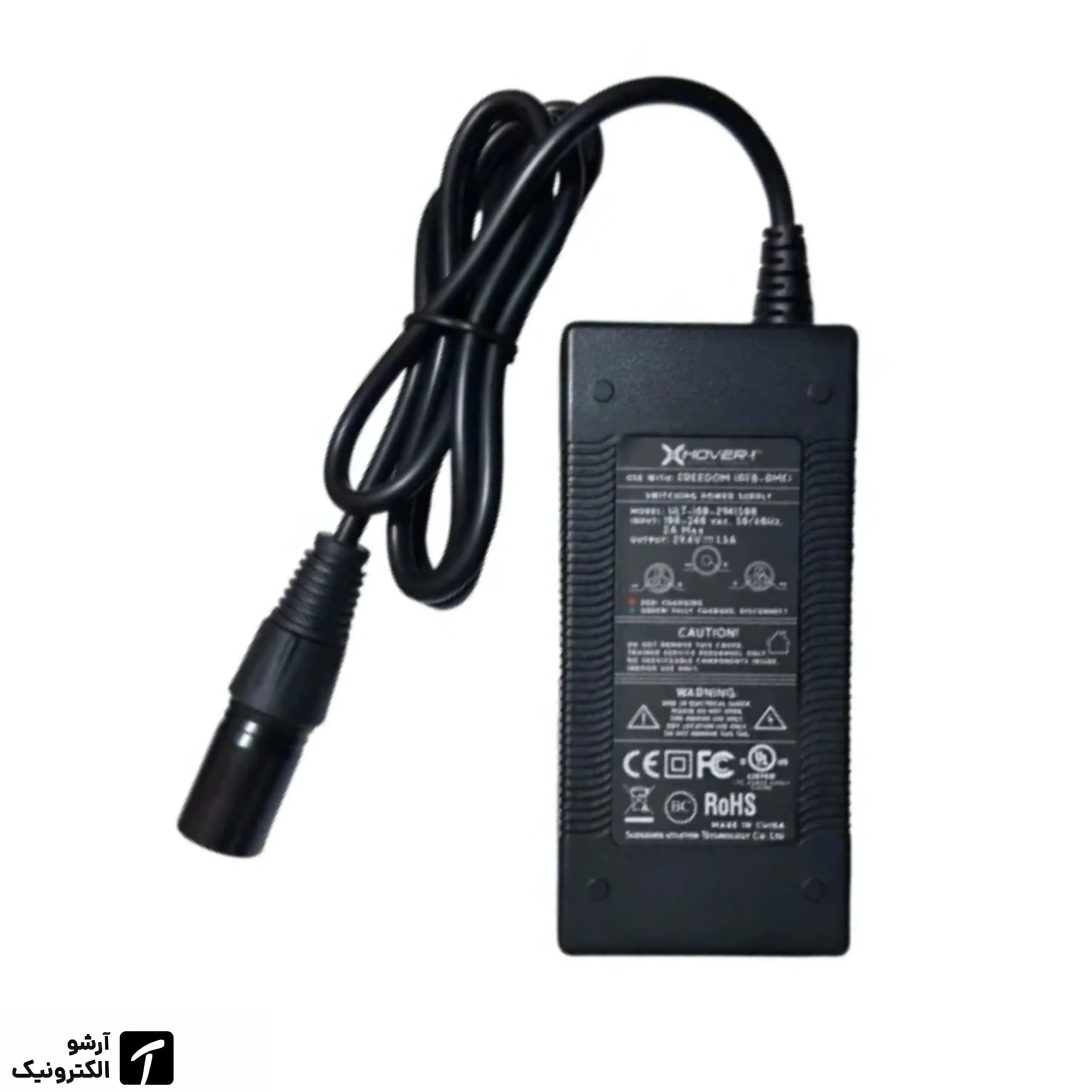 شارژر 24 ولت 2 آمپر ویلچر برقی فیش سه پین (سه پین XLR) (29.4V 2A)