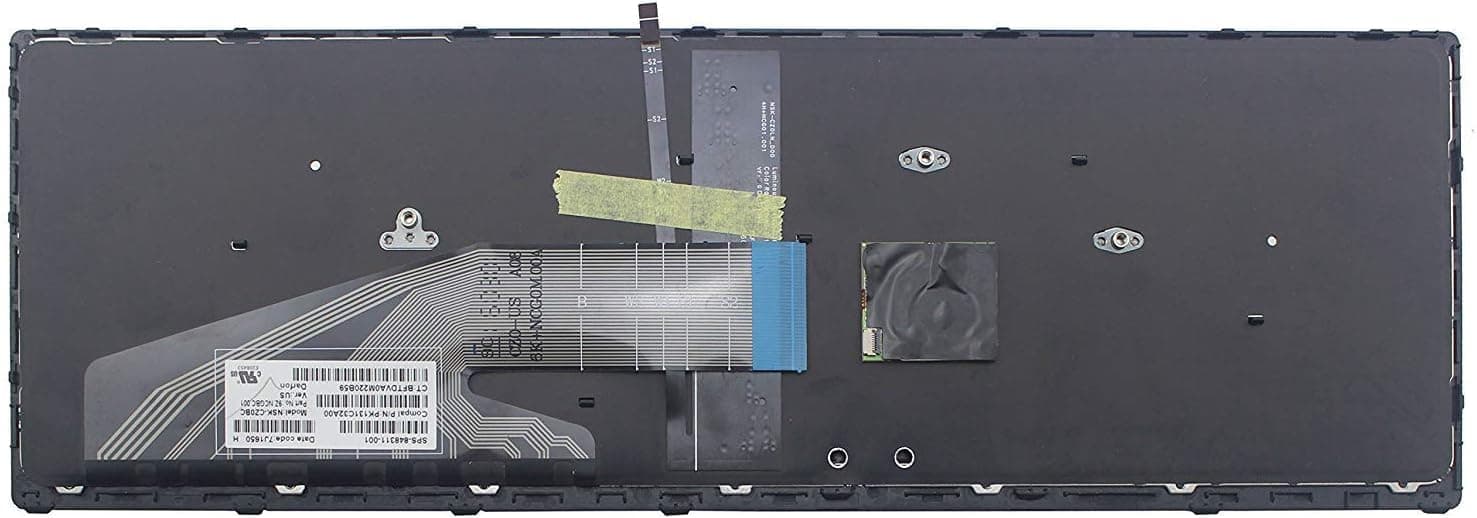 کیبورد لپ تاپ اچ پی ZBook 15 g3 | با بک لایت — تصویر ۲