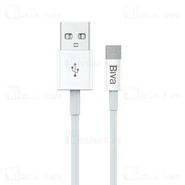 کابل میکرو یو اس بی بیوا Biva C-10V طول 1.2 متر شدت جریان 2.4 آمپر — تصویر ۲