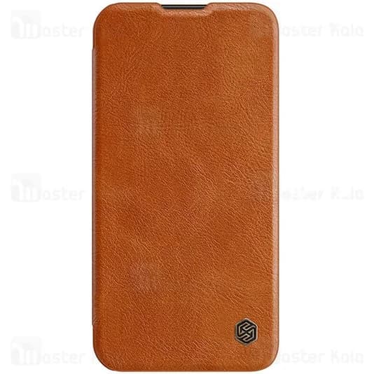 کیف چرمی نیلکین آیفون Apple iPhone 14 Plus Nillkin Qin Pro Leather Case دارای محافظ دوربین — تصویر ۵