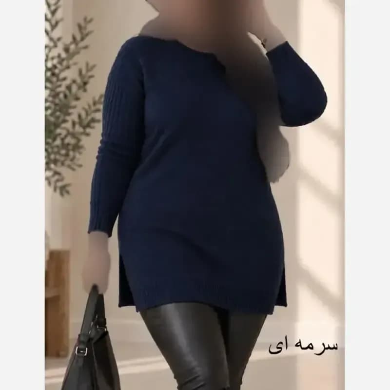 تونیک بافت زنانه نخ ترک ضد حساسیت سایز 38 تا 48 — تصویر ۶