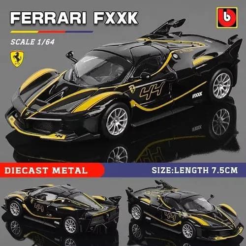 ماکت فلزی فراری FXX K مشکی طلایی Bburago مقیاس ۱ به ۶۴