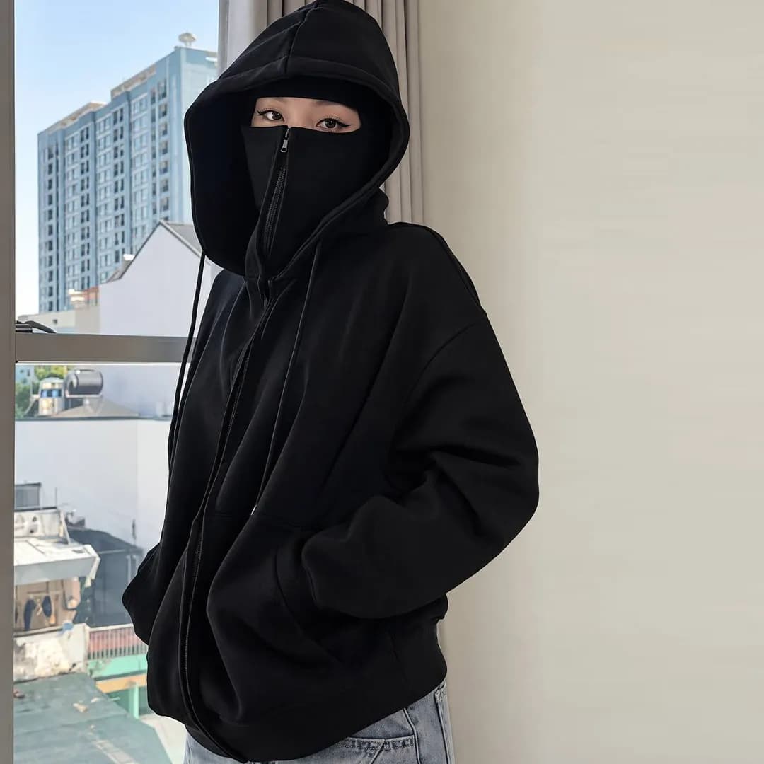 سویشرت بیسیک کلاهدار نقابی