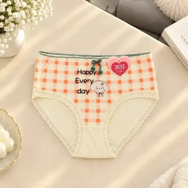 شورت عروسکی وارداتی تمام نخ ضد حساسیت طرح دخترونه سایز 36 تا 40 — تصویر ۳