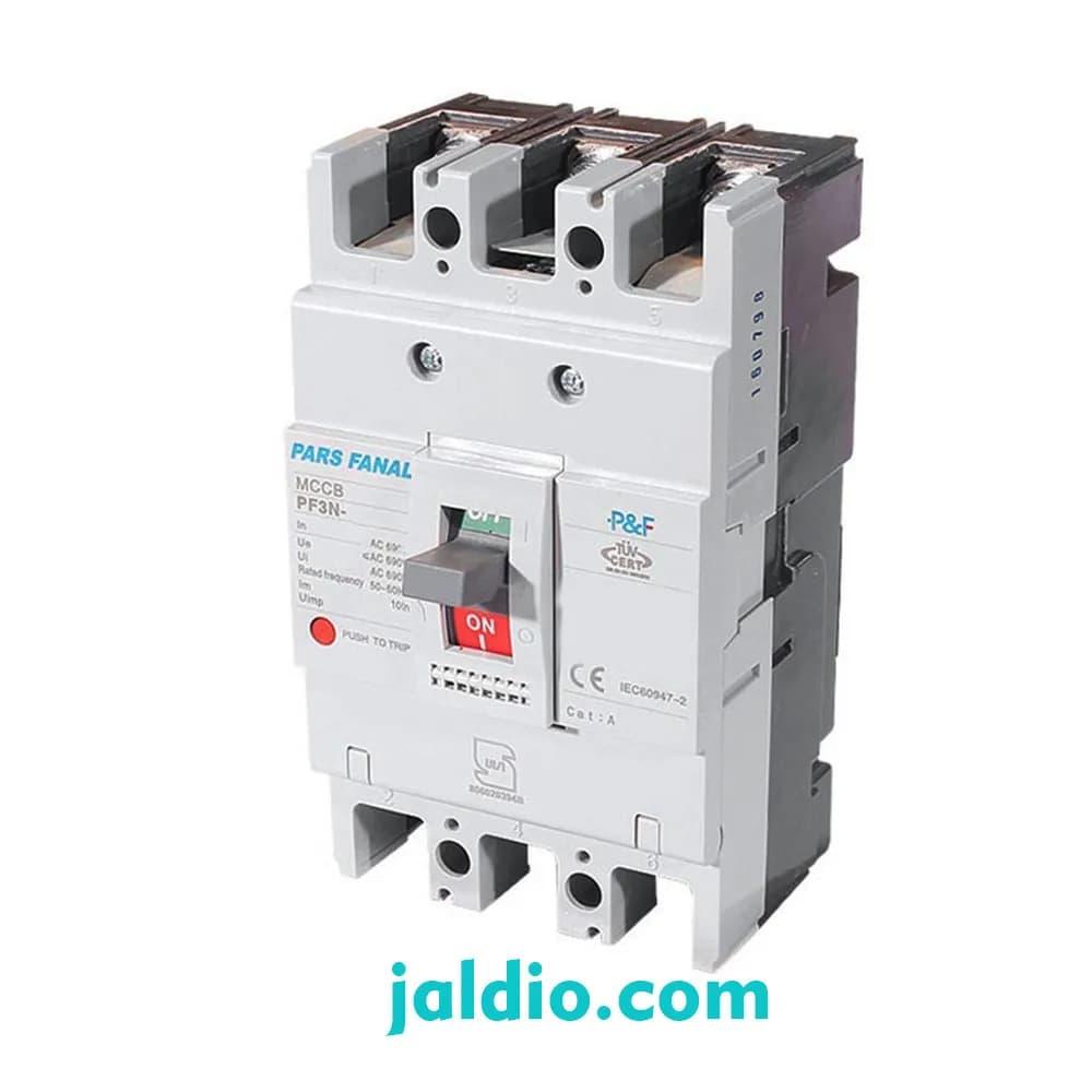 کلید اتوماتیک فیکس 1250 آمپر پارس فانال قدرت قطع 100 کد PF3N 1250-1250A fix