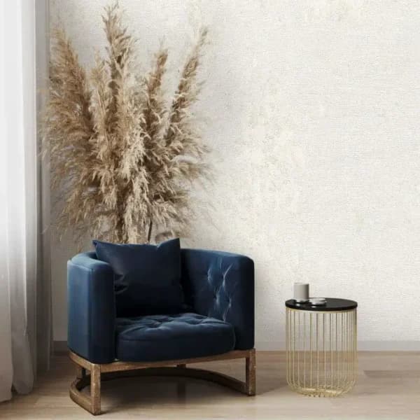 کاغذ دیواری ساده کرم کد 934c — تصویر ۳