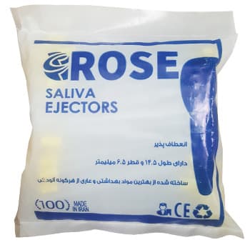 سر ساکشن یکبارمصرف دندانپزشکی رز