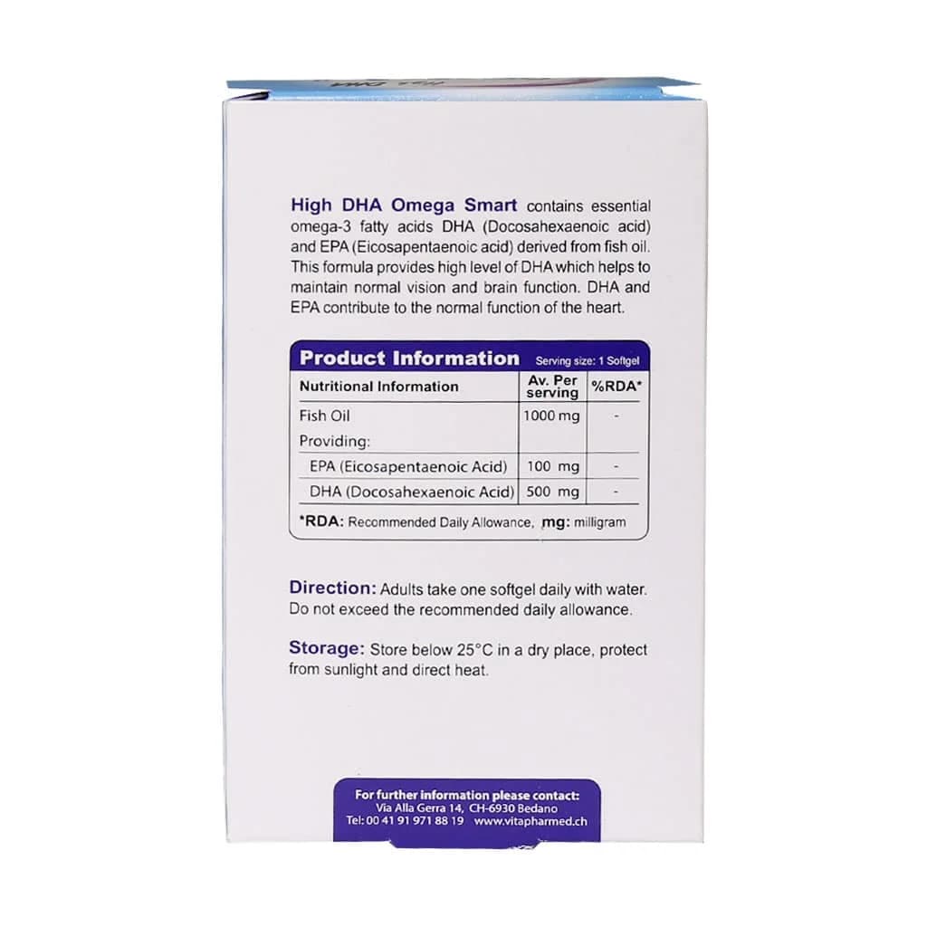 سافت ژل امگا 3 مدل High DHA ویواتیون 30 عدد (Viva Tune Omega 3 High DHA) — تصویر ۳