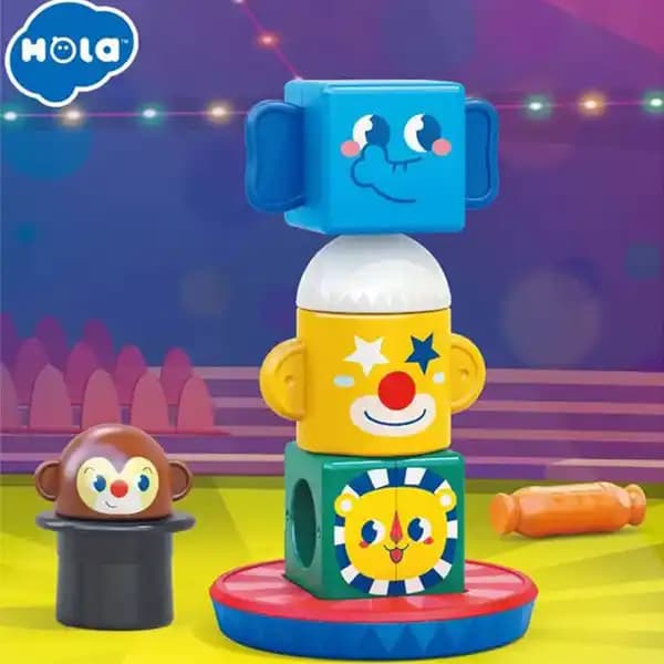 اسباب بازی برج هوش مگنتی هولی تویز HUILE TOYS