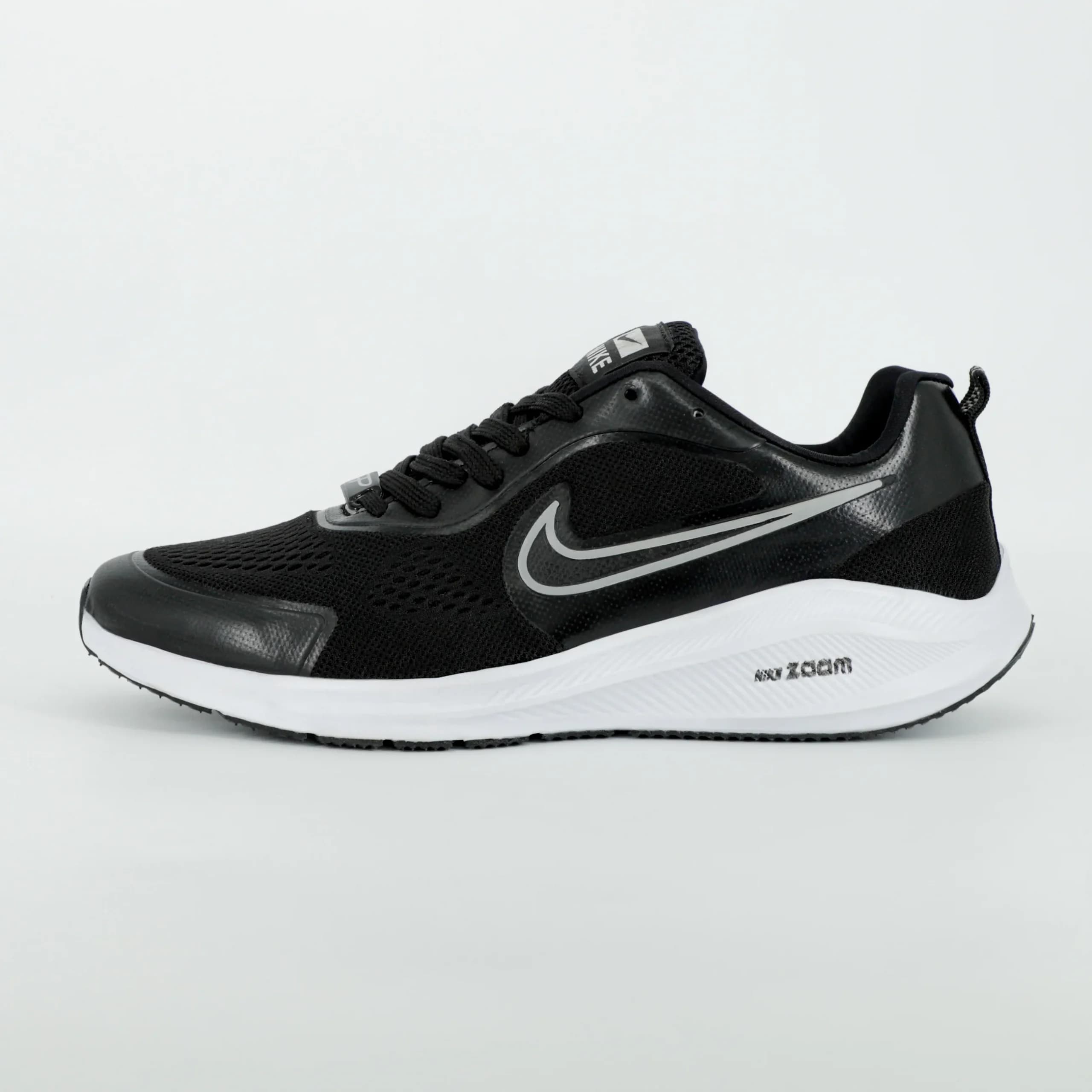 کتونی نایک زوم nike zoom زنانه مشکی سفید کد 572 — تصویر ۵
