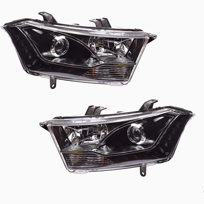 ارسال فوری + گارانتی اصالت کالا + چراغ جلو با لامپ و موتور و LED دنا جفت مدرن