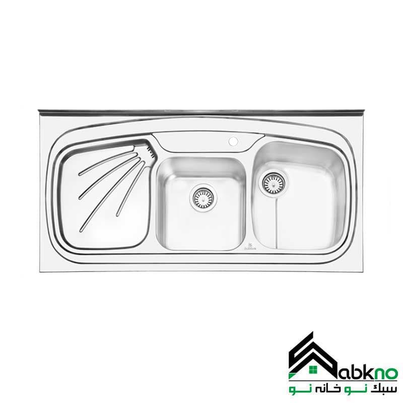 سینک استیل روکار پرنیان مدل PS-1107