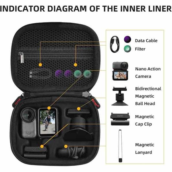 کیف حمل نانو اسمو Dji Osmo Nano Leather Carrying Bag — تصویر ۵