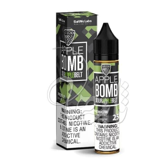 سالت نیکوتین سیب ترش بمب ویگاد VGOD APPLE BOMB SaltNic — تصویر ۳