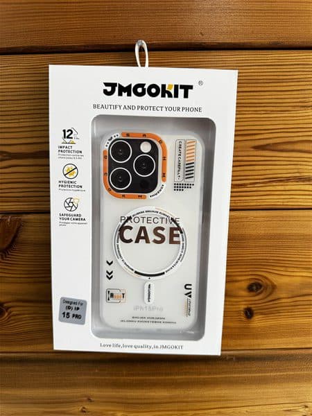 گارد آیفون 15PRO JMOOKIT سفید — تصویر ۲