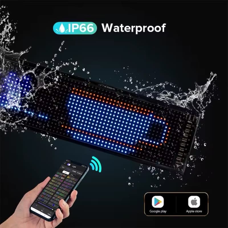 پنل ماتریکسی LED سایز ۶۰در۱۲ سانتی متر — تصویر ۲