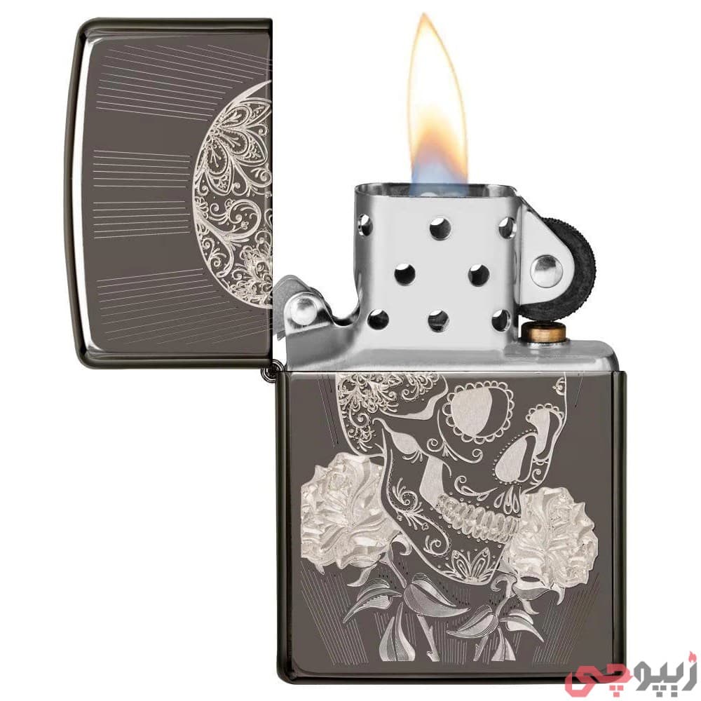 فندک زیپو اصل کد 29883 – Zippo Fancy Skull Design — تصویر ۲