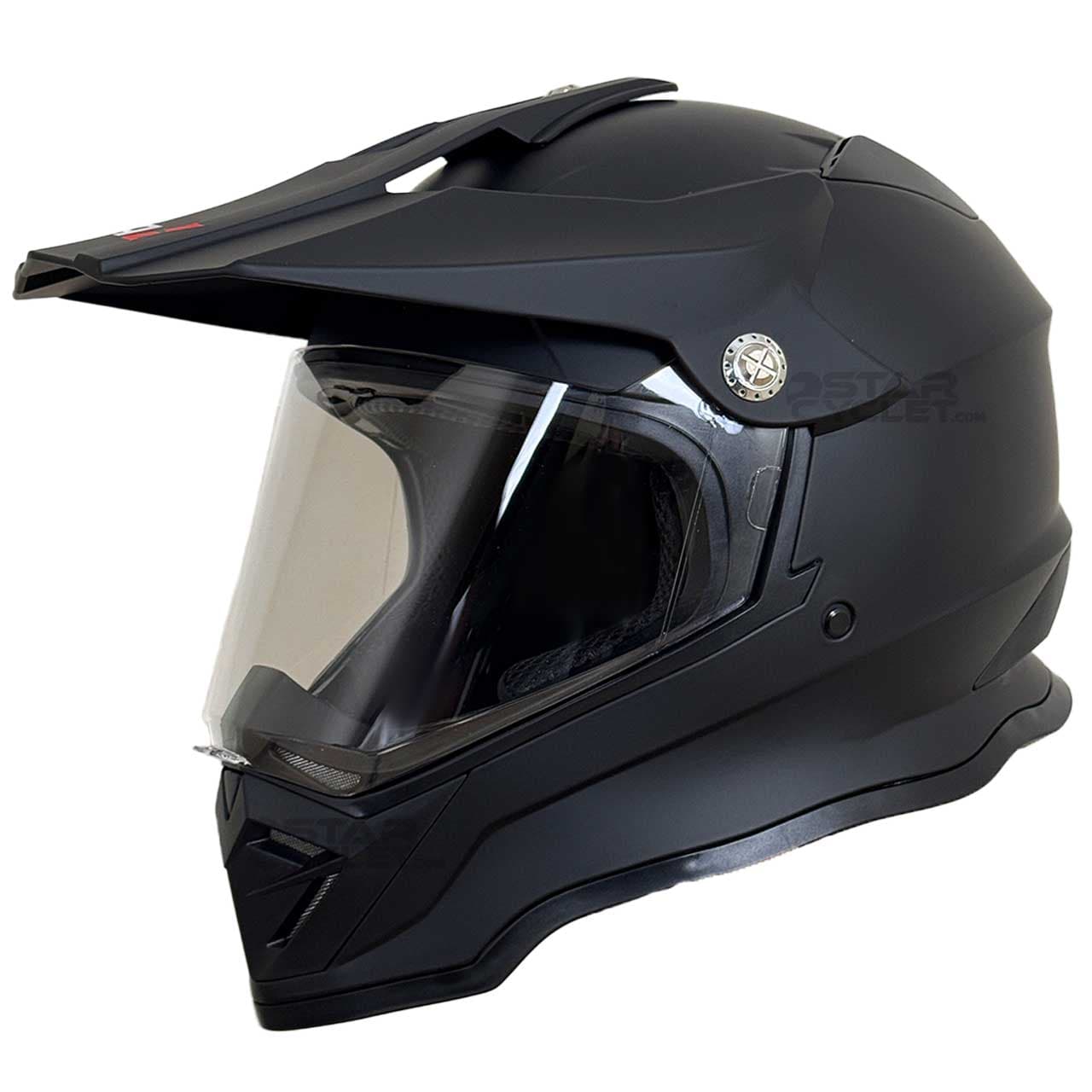 کلاه کاسکت ادونچری MA2 مدل 919 MATT-BLACK