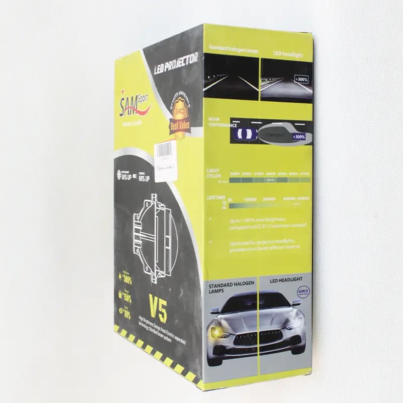 لنز هدلایت 3 اینچ V5 سام — تصویر ۲