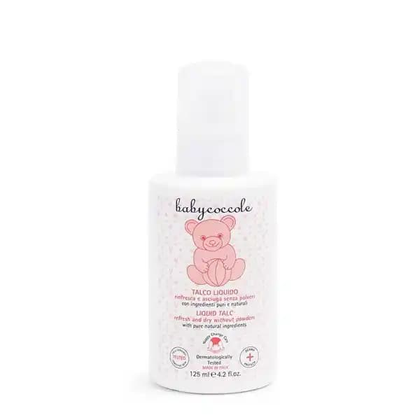پودر مایع تالک کودک 125 میل برند بی بی کوکول baby coccole — تصویر ۲