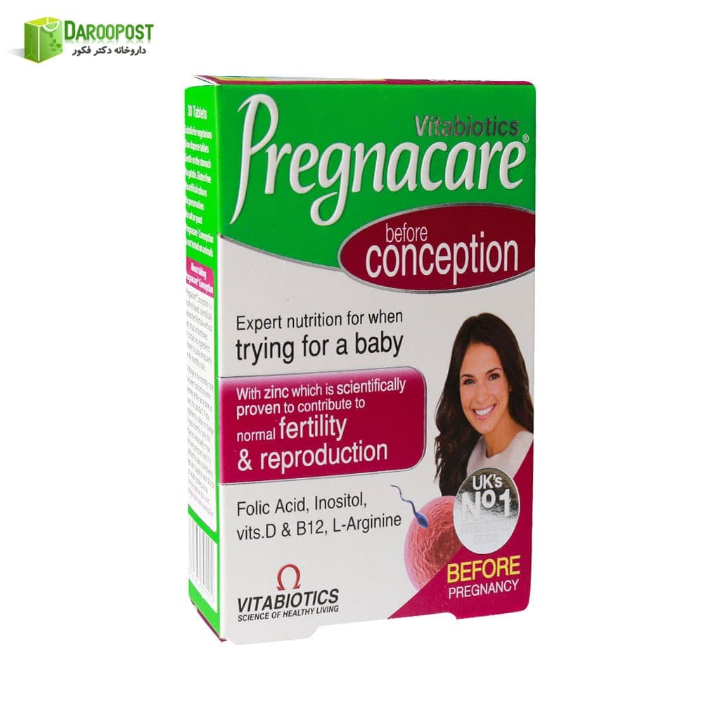 قرص پرگناکر کانسپشن ویتابیوتیکس | Vitabiotics Pregnacare Conception Tablet