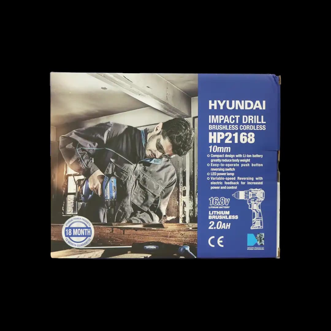 پیچ گوشتی شارژی هیوندای مدل HP-2168 — تصویر ۲