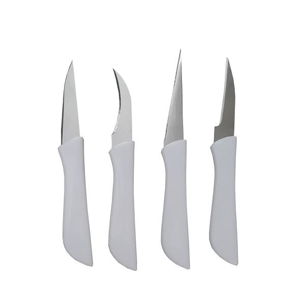 ست چاقو میوه آرایی و حکاکی مجموعه 4 عددی