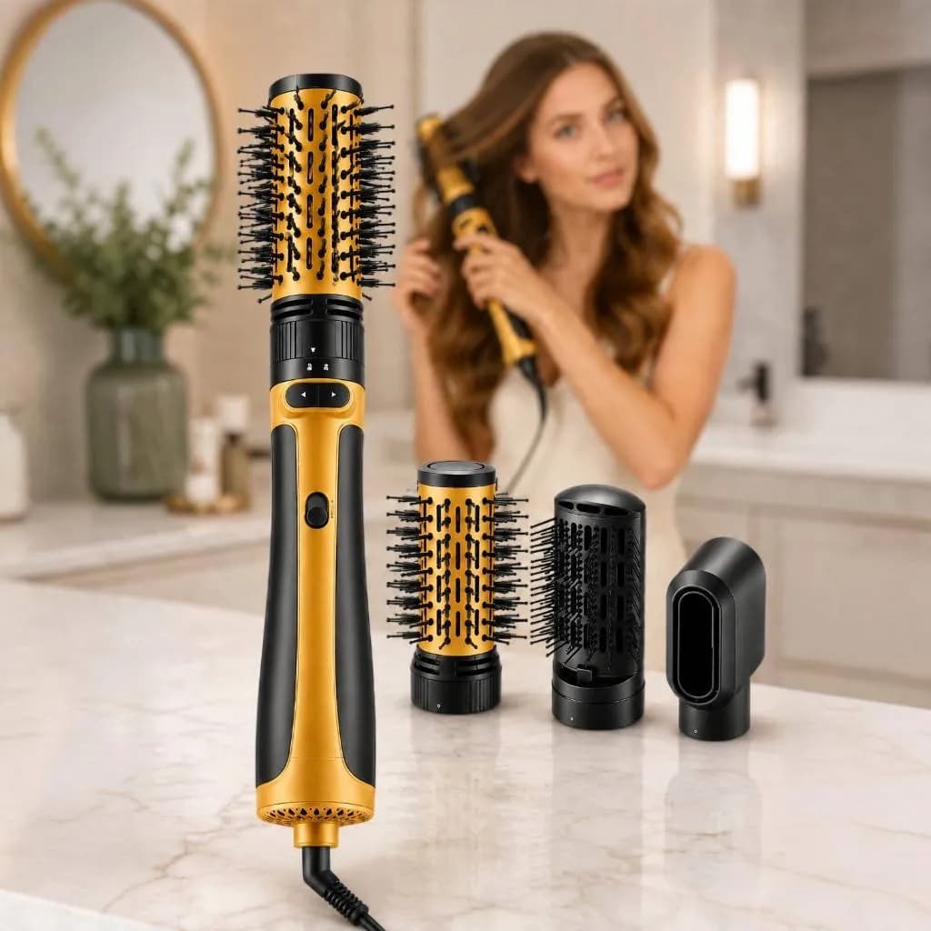 سشوار برس دار چرخشی 1200 وات وی جی آر مدل VGR V-495 — تصویر ۵