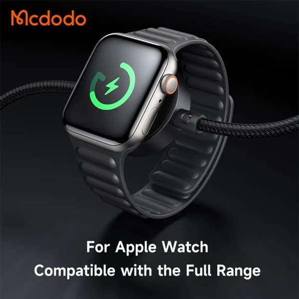کابل شارژ دو سر تایپ سی و شارژر اپل واچ مک دودو Mcdodo CA-2580 توان ۶۰ وات طول ۱.۵ متر — تصویر ۳