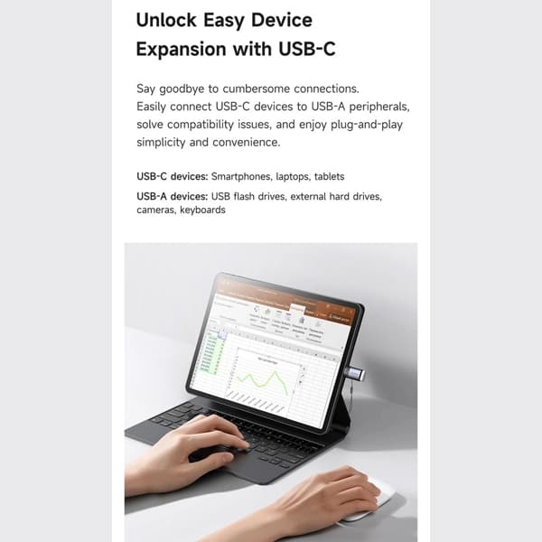 تبدیل OTG یو اس بی به تایپ سی مک دودو Mcdodo OT-7400 — تصویر ۳