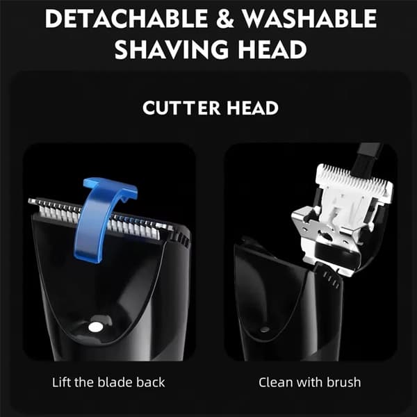 ماشین اصلاح موی سر و بدن Xiaomi ENCHEN A4 2-in-1 Electric Body Shaver — تصویر ۷