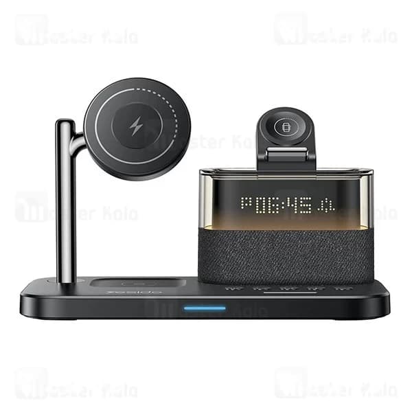 استند و شارژر وایرلس چند کاره مگ سیف یسیدو Yesido DS37 با قابلیت شارژ اپل واچ — تصویر ۲