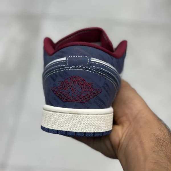 جردن ۱ لو سوپریم سرمهای طوسی Jordan 1 Low Supreme Midnight Navy — تصویر ۶