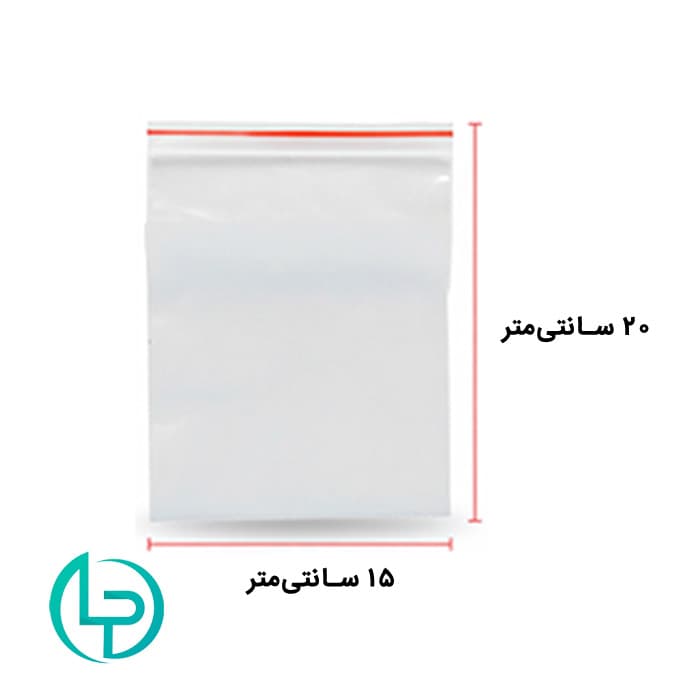 زیپکیپ 20×15 هر بسته 100 عددی